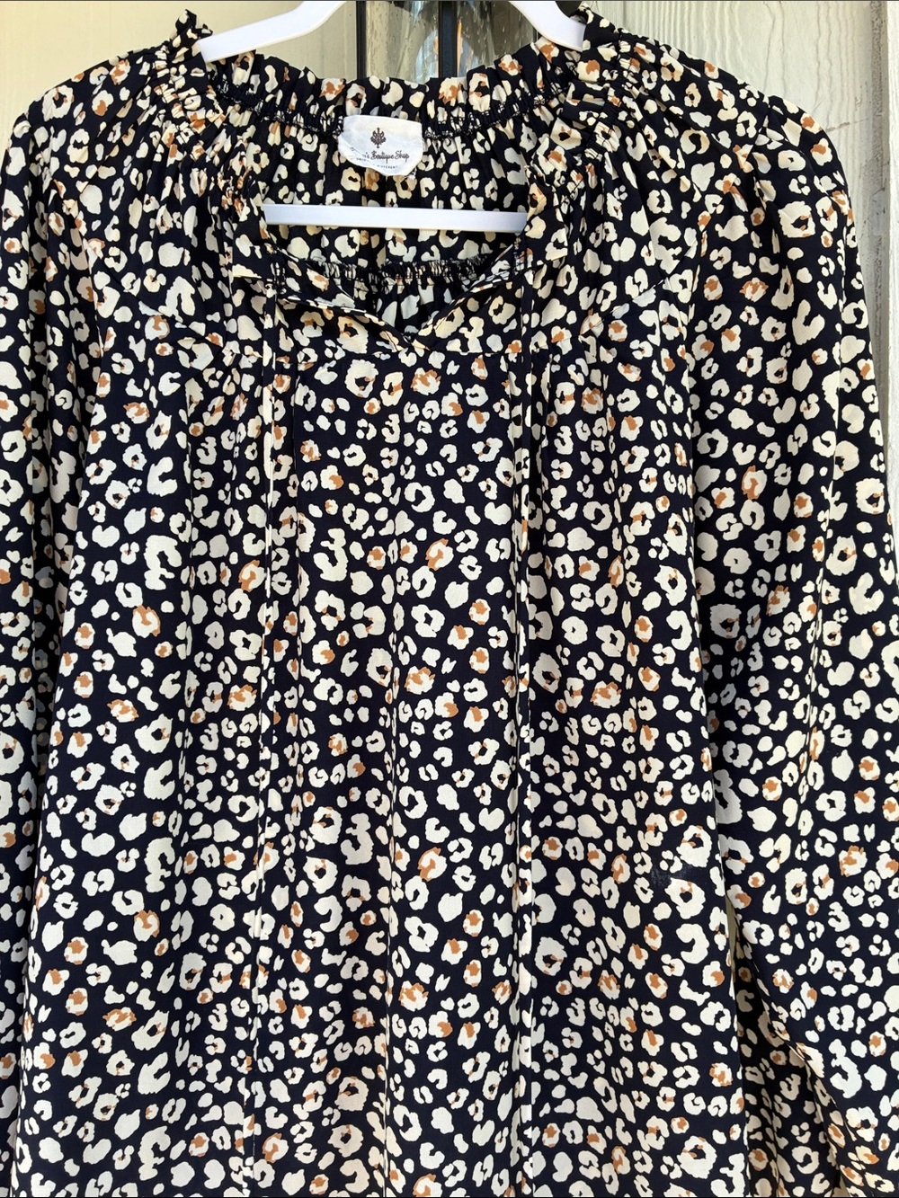 Betsey’s Boutique Shop Animal Print Blouse